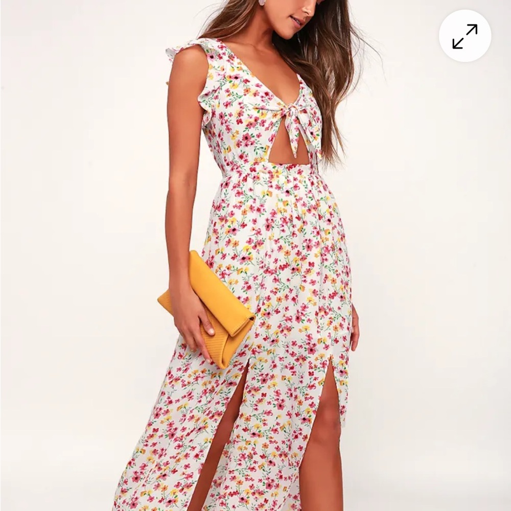 Jack by BB Dakota Floral Sleeveless Maxi Dress